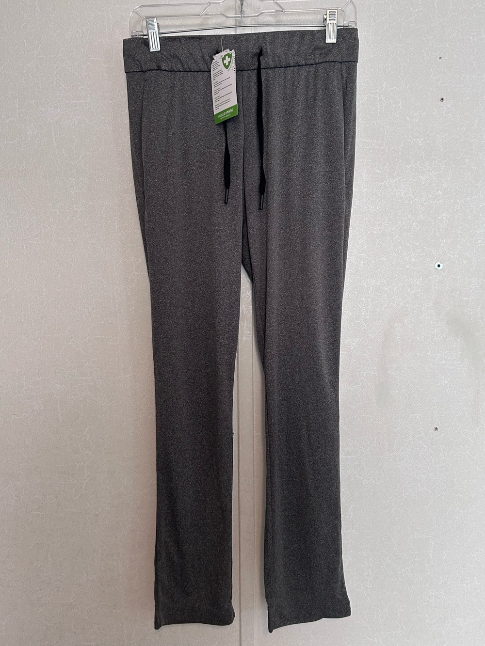 Insect shield | Woman’s Charcoal Knit Drawstring Joggers | Size Small